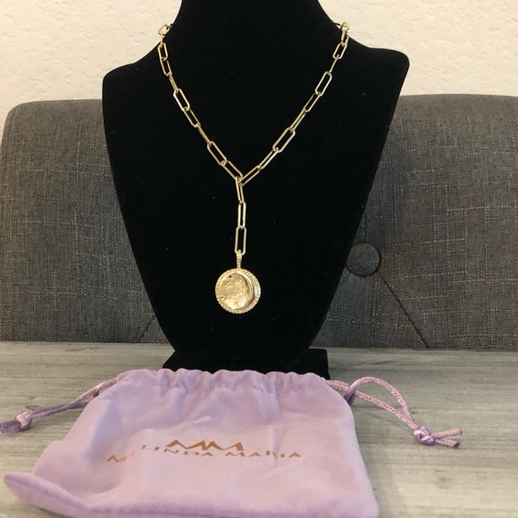 Melinda Maria Star Lariat Necklace 